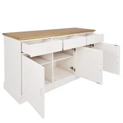 Maisons Du Monde Buffet 3 Portes 3 Tiroirs Blanc 6 Maisons Du Monde Buffet 3 Portes 3 Tiroirs Blanc -Boutique Maisons du Monde buffet 3 portes 3 tiroirs blanc 1000 12 19 229988 3