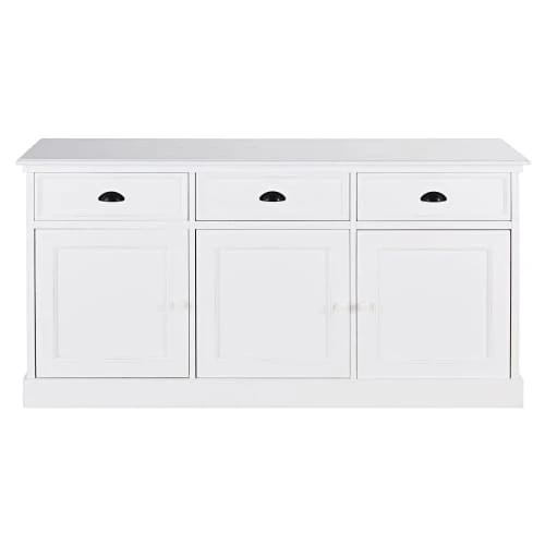 Maisons Du Monde Buffet 3 Portes 3 Tiroirs Blanc 1 Maisons Du Monde Buffet 3 Portes 3 Tiroirs Blanc