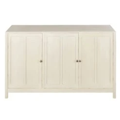 Maisons Du Monde Buffet 3 Portes Blanc Cassé