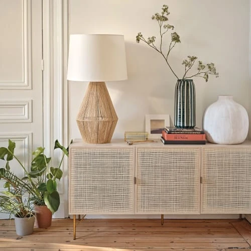 Maisons Du Monde Buffet 3 Portes Cannage En Rotin 4 Maisons Du Monde Buffet 3 Portes Cannage En Rotin – Image 4