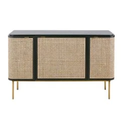 Maisons Du Monde Buffet 3 Portes Cannage En Rotin