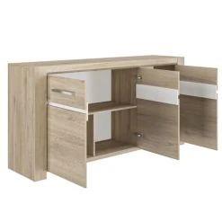 GAMI Buffet 3 Portes Effet Bois Beige 45x180x91 7 GAMI Buffet 3 Portes Effet Bois Beige 45x180x91 -Boutique Maisons du Monde buffet 3 portes effet bois beige 45x180x91 2