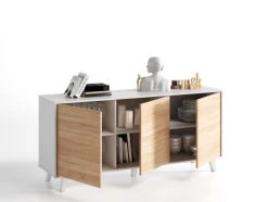 Dmora Buffet 3 Portes Effet Bois Blanc 11 Dmora Buffet 3 Portes Effet Bois Blanc -Boutique Maisons du Monde buffet 3 portes effet bois blanc 5