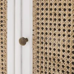 Maisons Du Monde Buffet 3 Portes En Acacia Blanc Et Bambou -Boutique Maisons du Monde buffet 3 portes en acacia blanc et bambou 1000 3 39 175273 4