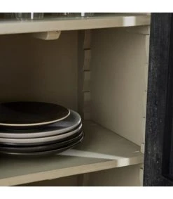 Signature Buffet 3 Portes En Bois L160 X H123cm - Gris -Boutique Maisons du Monde buffet 3 portes en bois l160 x h123cm gris 5