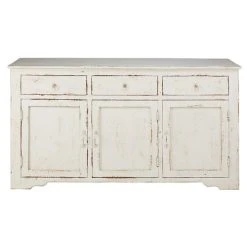 Maisons Du Monde Buffet 3 Portes En Manguier Blanchi