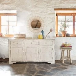 Maisons Du Monde Buffet 3 Portes En Manguier Blanchi -Boutique Maisons du Monde buffet 3 portes en manguier blanchi 1000 10 11 165692 5