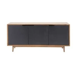 Maisons Du Monde Buffet 3 Portes En Manguier Massif Et Métal