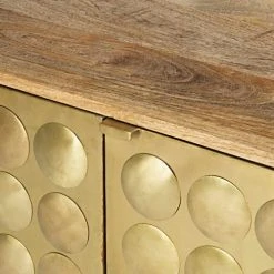 Maisons Du Monde Buffet 3 Portes En Manguier Massif Et Métal Effet Doré -Boutique Maisons du Monde buffet 3 portes en manguier massif et metal effet dore 1000 4 25 165788 4