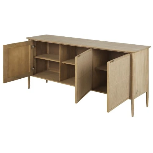 Maisons Du Monde Buffet 3 Portes En Sisal 2 Maisons Du Monde Buffet 3 Portes En Sisal – Image 2