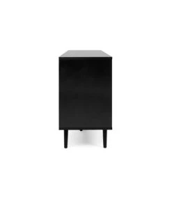 CALICOSY Buffet 3 Portes Impression Cannage Et Noir- L150 X H71 X P40 Cm -Boutique Maisons du Monde buffet 3 portes impression cannage et noir l150 x h71 x p40 cm 5