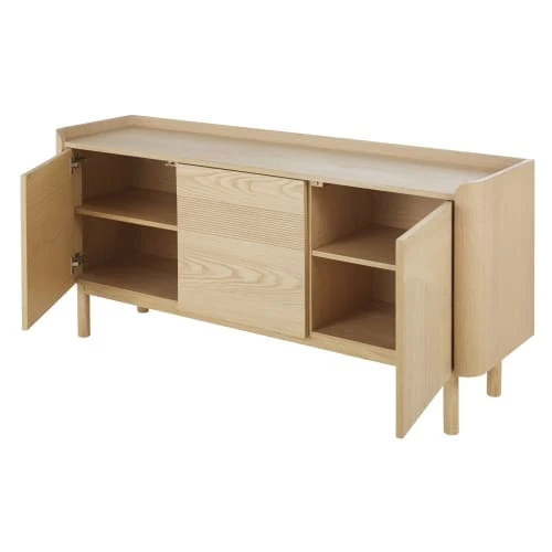 Maisons Du Monde Buffet 3 Portes Motifs Gravés 2 Maisons Du Monde Buffet 3 Portes Motifs Gravés – Image 2