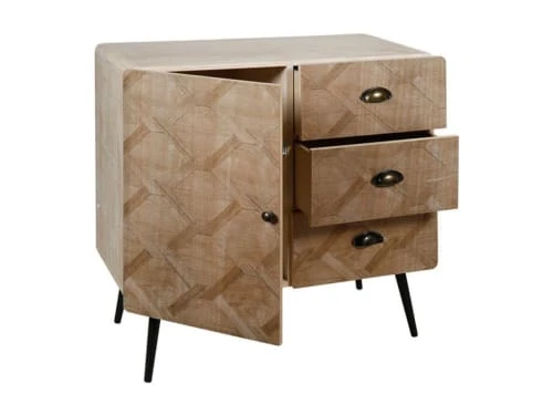 Jardideco Buffet 3 Tiroirs Et Une Porte 2 Jardideco Buffet 3 Tiroirs Et Une Porte – Image 2