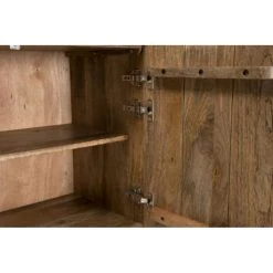 MACABANE Buffet 4 Portes 2 étagères En Manguier -Boutique Maisons du Monde buffet 4 portes 2 etageres en manguier 5