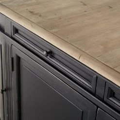 Maisons Du Monde Buffet 4 Portes 2 Tiroirs En Pin Recyclé Noir 8 Maisons Du Monde Buffet 4 Portes 2 Tiroirs En Pin Recyclé Noir -Boutique Maisons du Monde buffet 4 portes 2 tiroirs en pin recycle noir 1000 13 19 196040 3