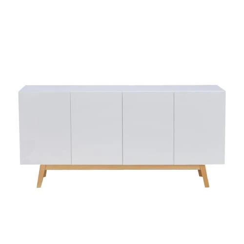 Weber Industries Buffet 4 Portes 2 Tiroirs Intérieurs Blanc 1 Weber Industries Buffet 4 Portes 2 Tiroirs Intérieurs Blanc