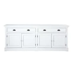 Maisons Du Monde Buffet 4 Portes 4 Tiroirs Blanc