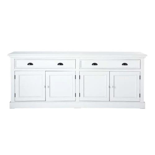 Maisons Du Monde Buffet 4 Portes 4 Tiroirs Blanc 1 Maisons Du Monde Buffet 4 Portes 4 Tiroirs Blanc