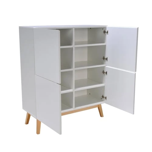 Weber Industries Buffet 4 Portes Blanc 3 Weber Industries Buffet 4 Portes Blanc – Image 3