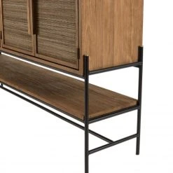MACABANE Buffet 4 Portes En Bois De Teck Recyclé 11 MACABANE Buffet 4 Portes En Bois De Teck Recyclé -Boutique Maisons du Monde buffet 4 portes en bois de teck recycle 5