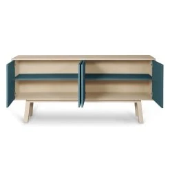 MON PETIT MEUBLE FRANCAIS Buffet 4 Portes En Frêne 180 Cm, Hauteur 94 Cm -Boutique Maisons du Monde buffet 4 portes en frene 180 cm hauteur 94 cm 20