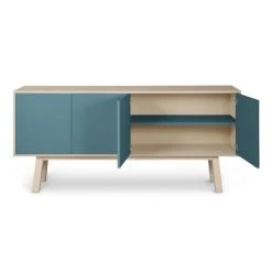 MON PETIT MEUBLE FRANCAIS Buffet 4 Portes En Frêne 180 Cm, Hauteur 94 Cm -Boutique Maisons du Monde buffet 4 portes en frene 180 cm hauteur 94 cm 21