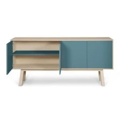 MON PETIT MEUBLE FRANCAIS Buffet 4 Portes En Frêne 180 Cm, Hauteur 94 Cm -Boutique Maisons du Monde buffet 4 portes en frene 180 cm hauteur 94 cm 22