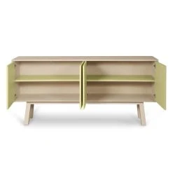 MON PETIT MEUBLE FRANCAIS Buffet 4 Portes En Frêne 180 Cm, Hauteur 94 Cm -Boutique Maisons du Monde buffet 4 portes en frene 180 cm hauteur 94 cm 26