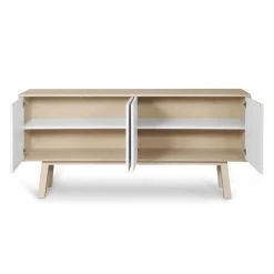 MON PETIT MEUBLE FRANCAIS Buffet 4 Portes En Frêne 180 Cm, Hauteur 94 Cm 8 MON PETIT MEUBLE FRANCAIS Buffet 4 Portes En Frêne 180 Cm, Hauteur 94 Cm -Boutique Maisons du Monde buffet 4 portes en frene 180 cm hauteur 94 cm 8