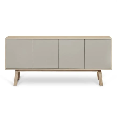 MON PETIT MEUBLE FRANCAIS Buffet 4 Portes En Frêne 180 Cm, Hauteur 94 Cm 1 MON PETIT MEUBLE FRANCAIS Buffet 4 Portes En Frêne 180 Cm, Hauteur 94 Cm