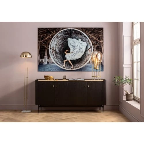 Kare Design Buffet 4 Portes En Peuplier Et Chêne Brun 2 Kare Design Buffet 4 Portes En Peuplier Et Chêne Brun – Image 2