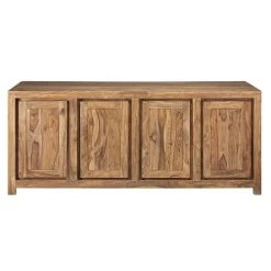 Maisons Du Monde Buffet 4 Portes En Sheesham Massif