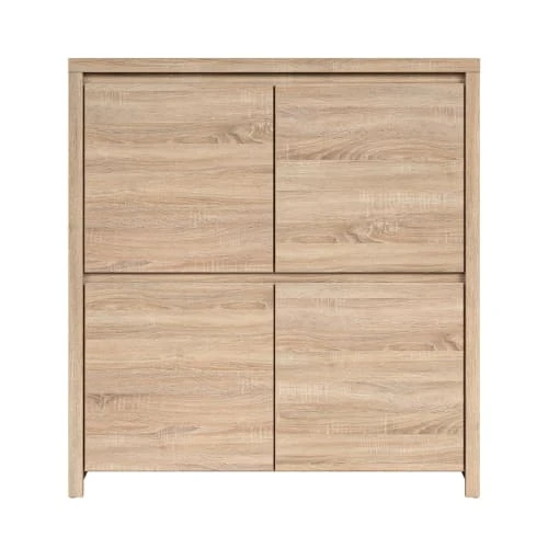 Petits Meubles Buffet 4 Portes Naturel 3 Petits Meubles Buffet 4 Portes Naturel – Image 3