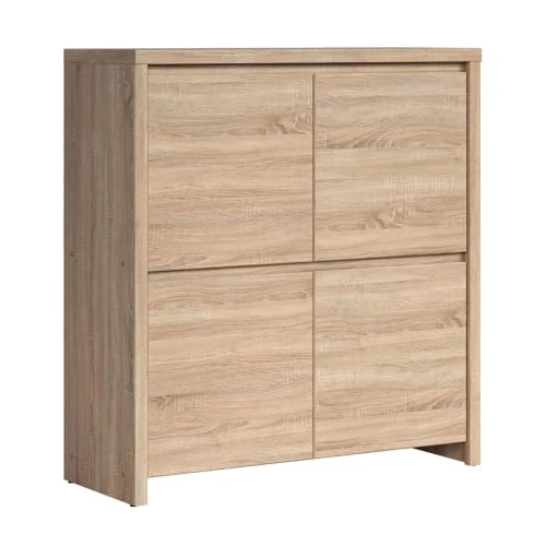 Petits Meubles Buffet 4 Portes Naturel 1 Petits Meubles Buffet 4 Portes Naturel