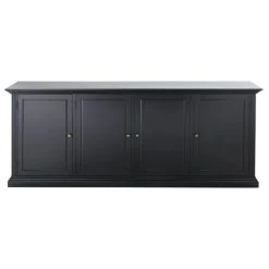 Maisons Du Monde Buffet 4 Portes Noir