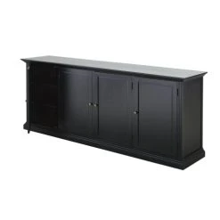 Maisons Du Monde Buffet 4 Portes Noir -Boutique Maisons du Monde buffet 4 portes noir 1000 16 34 228445 3