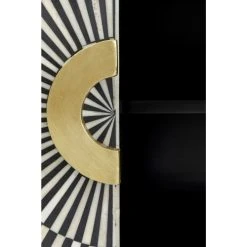Kare Design Buffet 4 Portes Noir Et Blanc Illusion D'optique 8 Kare Design Buffet 4 Portes Noir Et Blanc Illusion D'optique -Boutique Maisons du Monde buffet 4 portes noir et blanc illusion d optique 3