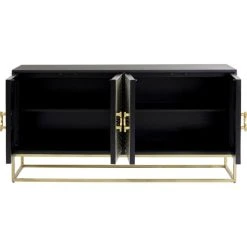 Kare Design Buffet 4 Portes Noir Et Blanc Illusion D'optique 9 Kare Design Buffet 4 Portes Noir Et Blanc Illusion D'optique -Boutique Maisons du Monde buffet 4 portes noir et blanc illusion d optique 4
