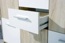 Dmora Buffet 5 Portes En Mélaminé Blanc 11 Dmora Buffet 5 Portes En Mélaminé Blanc -Boutique Maisons du Monde buffet 5 portes en melamine blanc 5