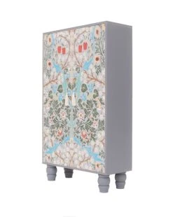 RNT By Really Nice Things Buffet Armoire En Pin Massif Imprimé Floral Sur Fond Bleu. 8 RNT By Really Nice Things Buffet Armoire En Pin Massif Imprimé Floral Sur Fond Bleu. -Boutique Maisons du Monde buffet armoire en pin massif imprime floral sur fond bleu 2