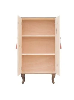 RNT By Really Nice Things Buffet Armoire En Pin Massif Imprimé Floral Sur Fond Marron. -Boutique Maisons du Monde buffet armoire en pin massif imprime floral sur fond marron 5