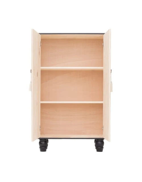 RNT By Really Nice Things Buffet Armoire En Pin Massif Imprimé Floral Sur Fond Noir 4 RNT By Really Nice Things Buffet Armoire En Pin Massif Imprimé Floral Sur Fond Noir – Image 4