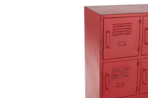HELLIN Buffet Armoire Industrielle 9 Casiers En Métal 6 HELLIN Buffet Armoire Industrielle 9 Casiers En Métal – Image 6