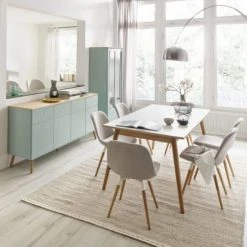 Meubles & Design Buffet Bas 192cm Style Scandinave Taupe -Boutique Maisons du Monde buffet bas 192cm style scandinave taupe 5