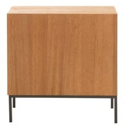 Meubles & Design Buffet Bas 2 Portes 80cm En Bois Et Métal -Boutique Maisons du Monde buffet bas 2 portes 80cm en bois et metal 4