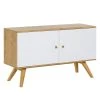 VOX Buffet Bas 2 Portes Blanc
