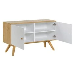 VOX Buffet Bas 2 Portes Blanc 5 VOX Buffet Bas 2 Portes Blanc -Boutique Maisons du Monde buffet bas 2 portes blanc 2