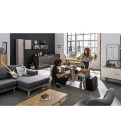 CALICOSY Buffet Bas 2 Portes L120 Cm - Blanc -Boutique Maisons du Monde buffet bas 2 portes l120 cm blanc 5