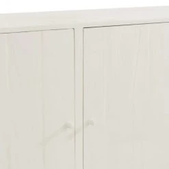 Meubles & Design Buffet Bas 3 Portes 180cm En Cannage Et Bois Blanc -Boutique Maisons du Monde buffet bas 3 portes 180cm en cannage et bois blanc 5