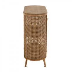 Meubles & Design Buffet Bas Arrondi Style Moderne Effet Cannage -Boutique Maisons du Monde buffet bas arrondi style moderne effet cannage 2